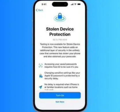红寺堡苹果授权维修店分享被盗设备保护功能开启方法 