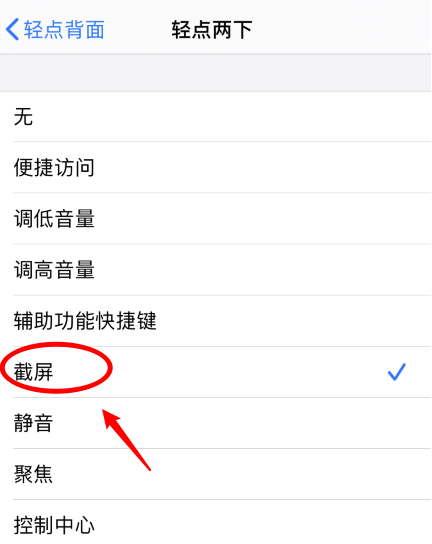 红寺堡苹果手机维修分享iPhone12如何启用双击截屏 